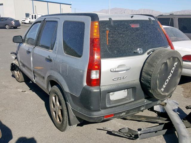 JHLRD68562C022202 - 2002 HONDA CR-V LX SILVER photo 3