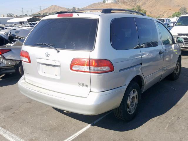 4T3ZF13C03U526873 - 2003 TOYOTA SIENNA LE GRAY photo 4