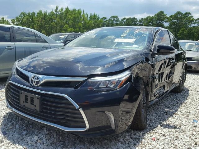 4T1BK1EBXGU195736 - 2016 TOYOTA AVALON XLE BLACK photo 2