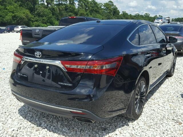 4T1BK1EBXGU195736 - 2016 TOYOTA AVALON XLE BLACK photo 4
