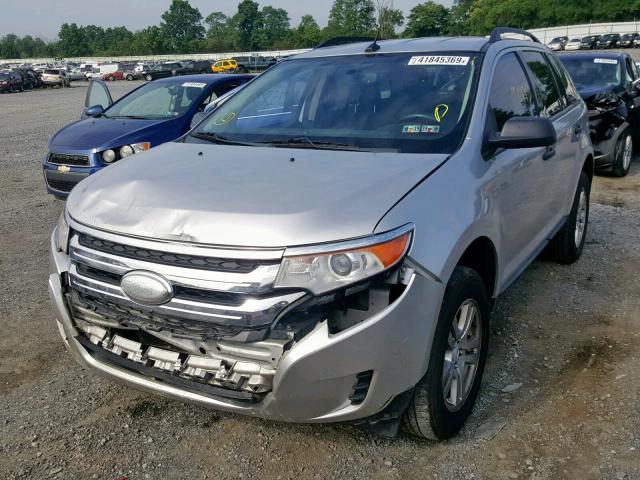 2FMDK3GC4BBB46380 - 2011 FORD EDGE SE SILVER photo 2