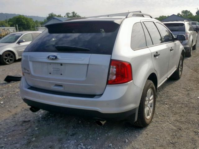 2FMDK3GC4BBB46380 - 2011 FORD EDGE SE SILVER photo 4