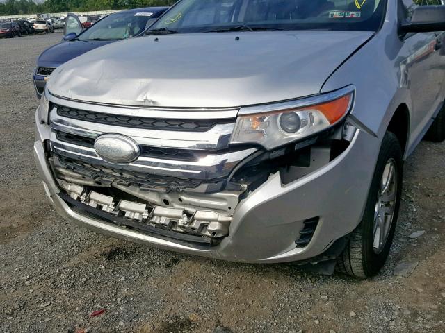 2FMDK3GC4BBB46380 - 2011 FORD EDGE SE SILVER photo 9