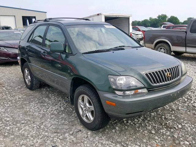 JT6GF10U3Y0046334 - 2000 LEXUS RX 300 GREEN photo 1