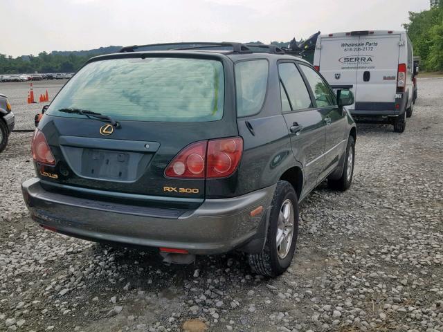 JT6GF10U3Y0046334 - 2000 LEXUS RX 300 GREEN photo 4