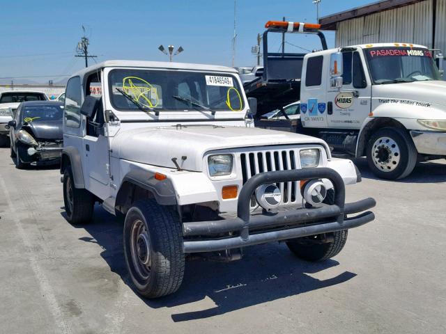 1J4FY19P9RP454822 - 1994 JEEP WRANGLER / WHITE photo 1