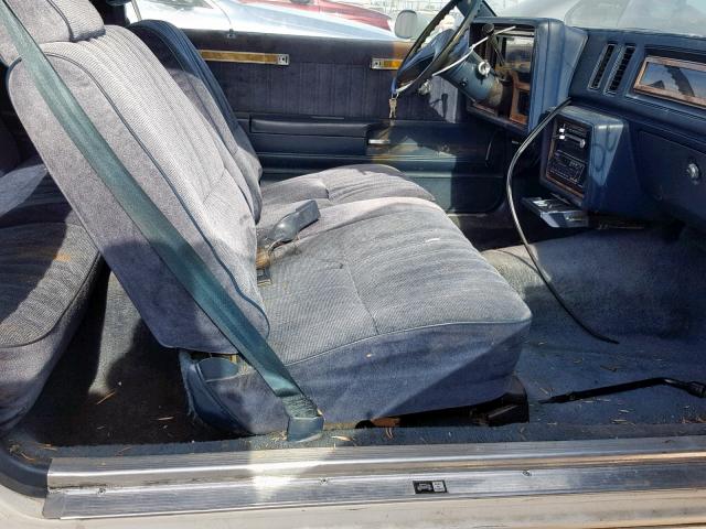 1G4GJ47Y9GP422067 - 1986 BUICK REGAL WHITE photo 5