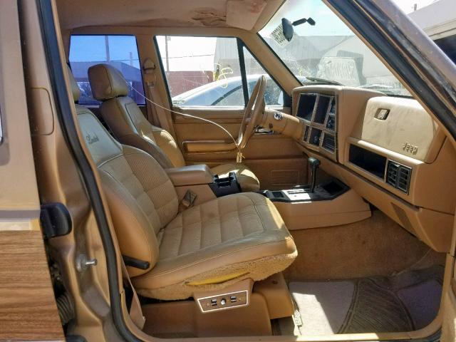 1JCMT7541JT006918 - 1988 JEEP WAGONEER L BROWN photo 5