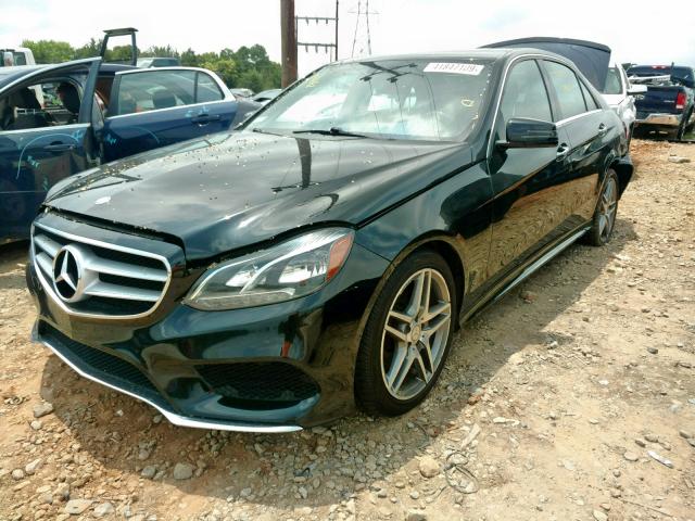 WDDHF5KB4FB103339 - 2015 MERCEDES-BENZ E 350 BLACK photo 2