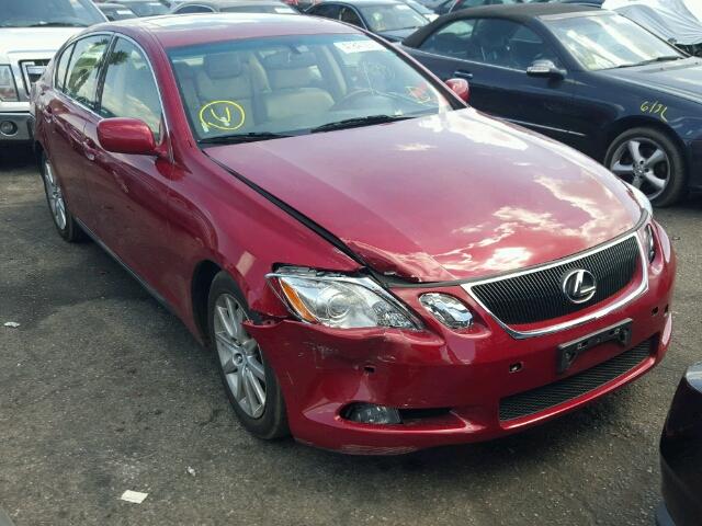 JTHBN96S765002572 - 2006 LEXUS GS GENERAT RED photo 1