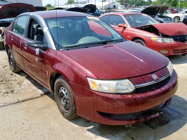 1G8AJ52F83Z130344 - 2003 SATURN ION LEVEL MAROON photo 1