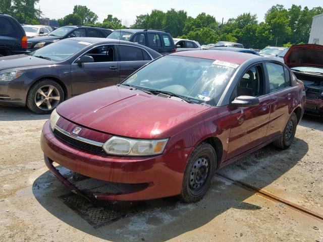 1G8AJ52F83Z130344 - 2003 SATURN ION LEVEL MAROON photo 9
