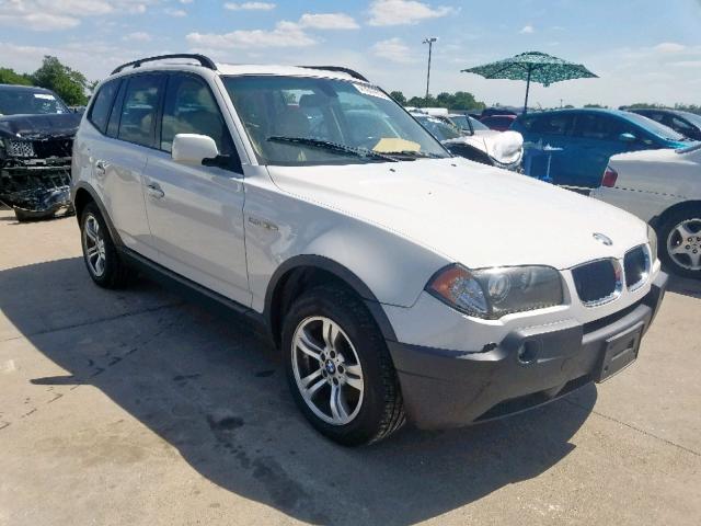 WBXPA93445WD13738 - 2005 BMW X3 3.0I WHITE photo 1