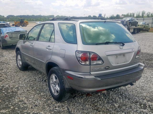 JTJGF10U910089944 - 2001 LEXUS RX 300 SILVER photo 3