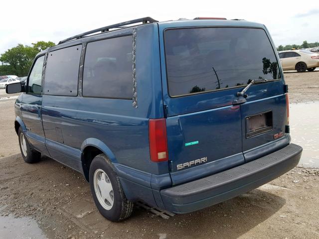 1GKDM19W0YB515670 - 2000 GMC SAFARI XT GREEN photo 3