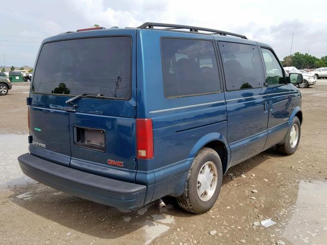 1GKDM19W0YB515670 - 2000 GMC SAFARI XT GREEN photo 4