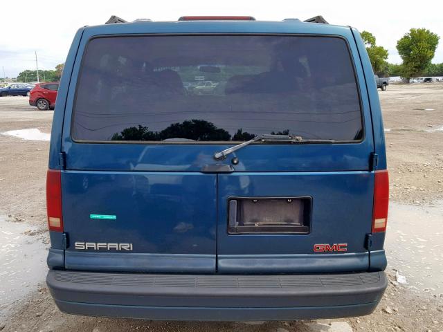 1GKDM19W0YB515670 - 2000 GMC SAFARI XT GREEN photo 9