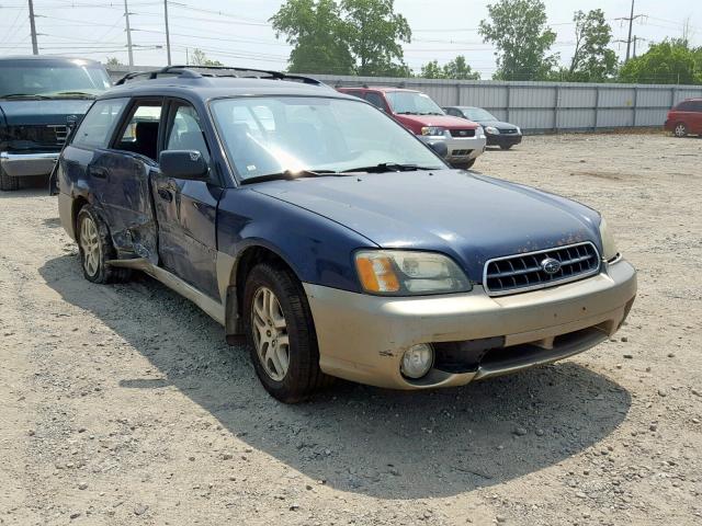 4S3BH675647632259 - 2004 SUBARU LEGACY OUT BLUE photo 1