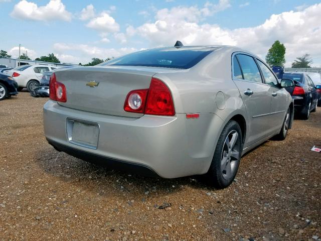 1G1ZC5E06CF331440 - 2012 CHEVROLET MALIBU 1LT 金色 照片 4