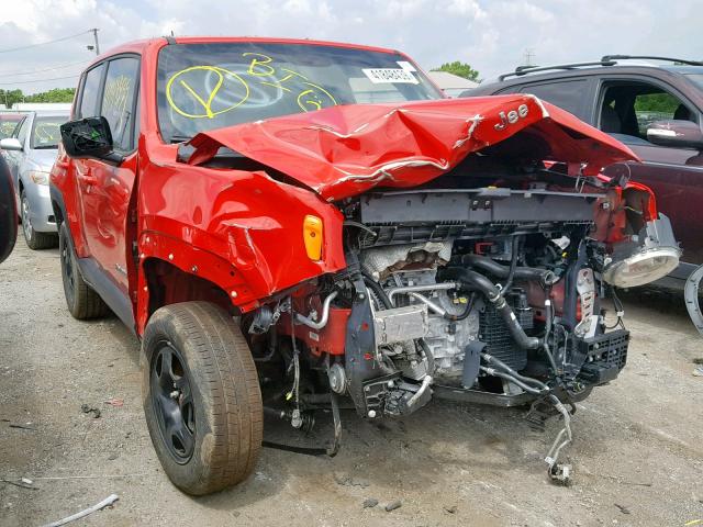 ZACCJBAB6JPH85545 - 2018 JEEP RENEGADE S 红色 照片 1