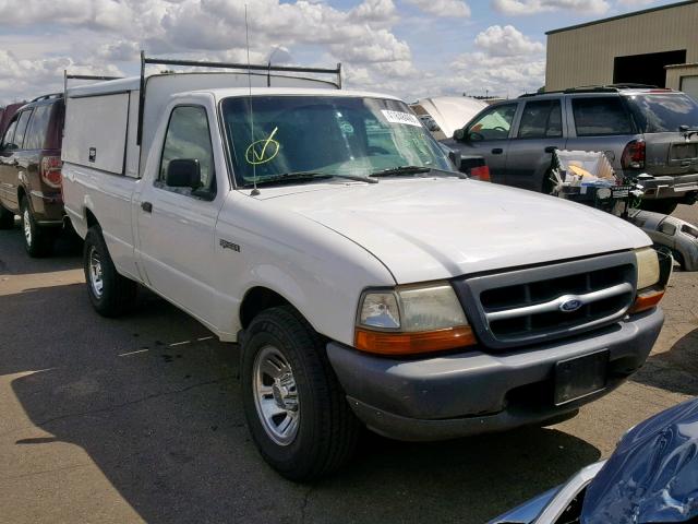 1FTYR10V9XUA02990 - 1999 FORD RANGER WHITE photo 1