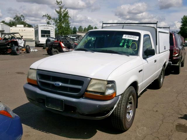 1FTYR10V9XUA02990 - 1999 FORD RANGER WHITE photo 2