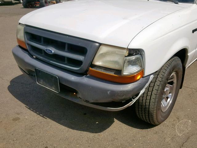 1FTYR10V9XUA02990 - 1999 FORD RANGER WHITE photo 9