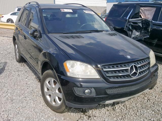 4JGBB86E87A222340 - 2007 MERCEDES-BENZ ML 350 BLACK photo 1