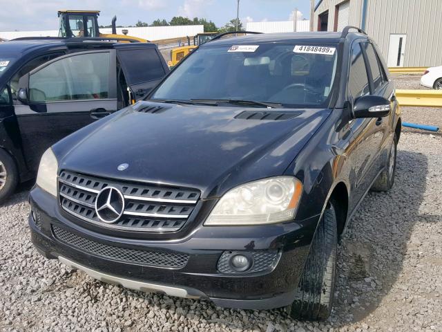 4JGBB86E87A222340 - 2007 MERCEDES-BENZ ML 350 BLACK photo 2