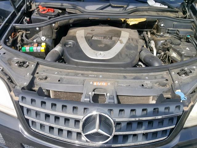 4JGBB86E87A222340 - 2007 MERCEDES-BENZ ML 350 BLACK photo 7