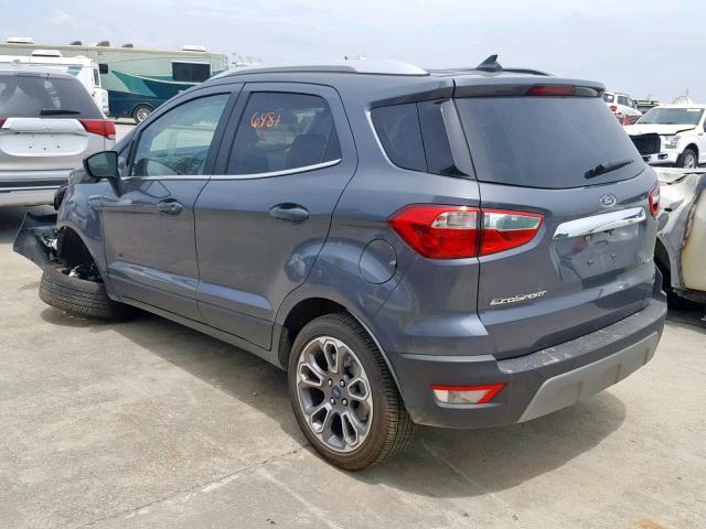 MAJ3S2KEXKC275992 - 2019 FORD ECOSPORT T GRAY photo 3