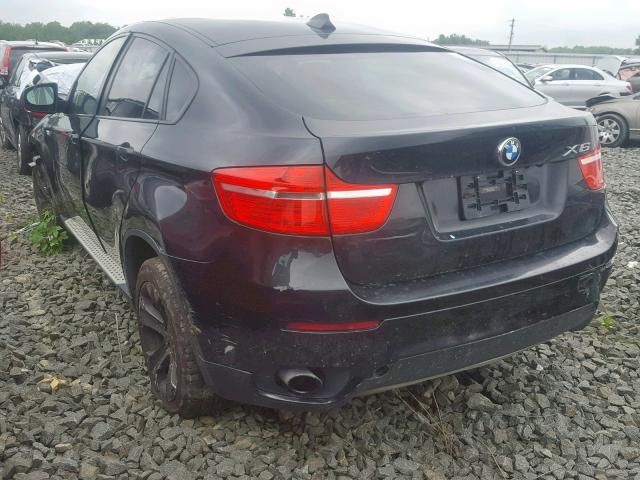 5UXFG2C5XCL778266 - 2012 BMW X6 XDRIVE3 BLACK photo 3