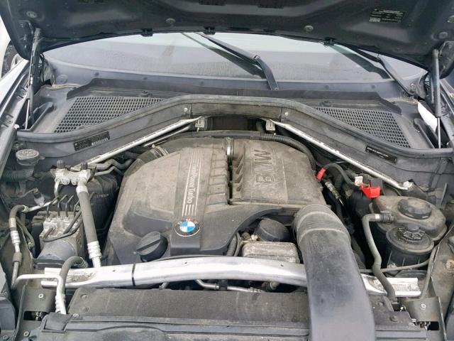 5UXFG2C5XCL778266 - 2012 BMW X6 XDRIVE3 BLACK photo 7