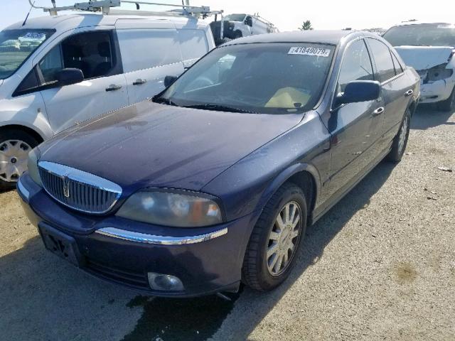 1LNHM86S34Y642908 - 2004 LINCOLN LS BLUE photo 2