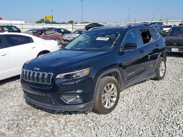 1C4PJLCBXKD223166 - 2019 JEEP CHEROKEE L BLACK photo 2