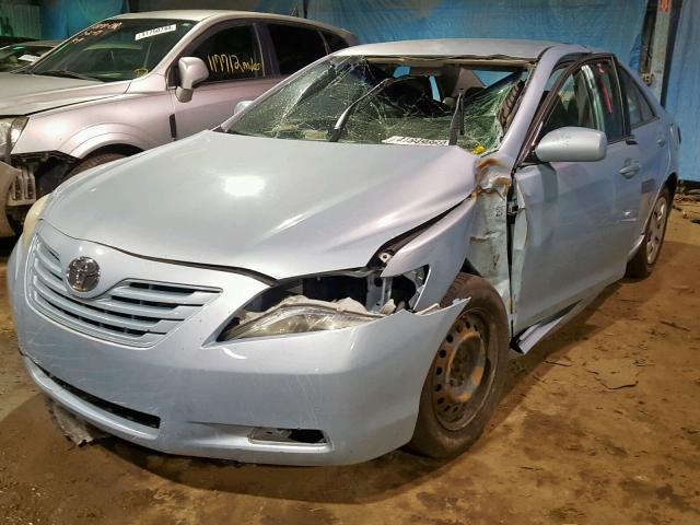 4T1BE46K27U690617 - 2007 TOYOTA CAMRY NEW BLUE photo 2