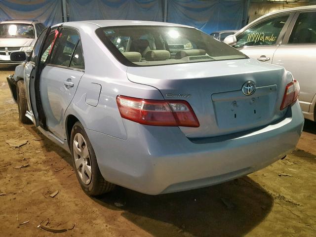 4T1BE46K27U690617 - 2007 TOYOTA CAMRY NEW BLUE photo 3