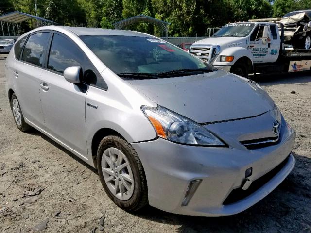 JTDZN3EU7E3301540 - 2014 TOYOTA PRIUS V SILVER photo 1