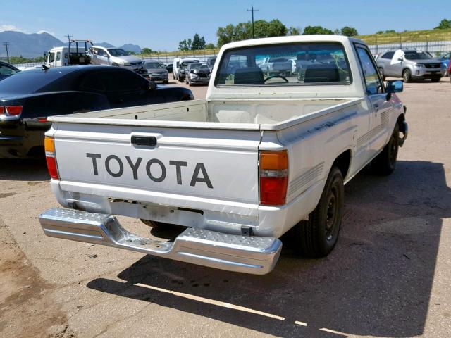 JT4RN50R1H0312425 - 1987 TOYOTA PICKUP 1/2 WHITE photo 4