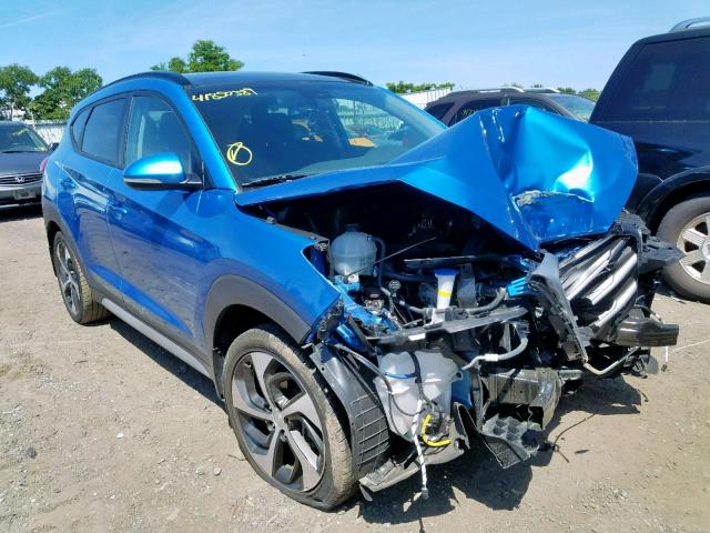 KM8J3CA24HU555482 - 2017 HYUNDAI TUCSON LIM BLUE photo 1