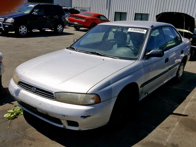 4S3BD4353T7210115 - 1996 SUBARU LEGACY L SILVER photo 2