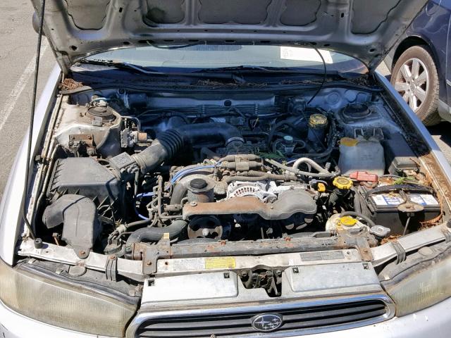 4S3BD4353T7210115 - 1996 SUBARU LEGACY L SILVER photo 7