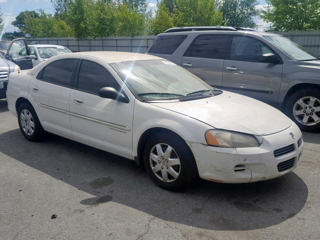 1B3EJ46X71N613379 - 2001 DODGE STRATUS SE WHITE photo 1