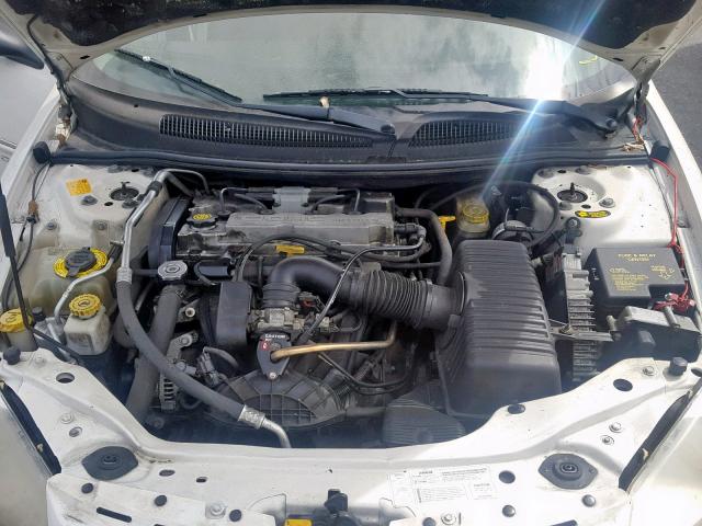 1B3EJ46X71N613379 - 2001 DODGE STRATUS SE WHITE photo 7