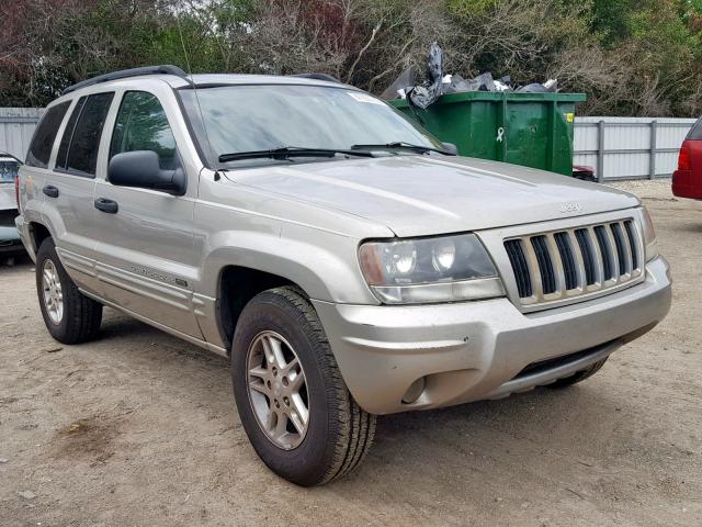 1J4GX48SX4C228562 - 2004 JEEP GRAND CHER BEIGE photo 1