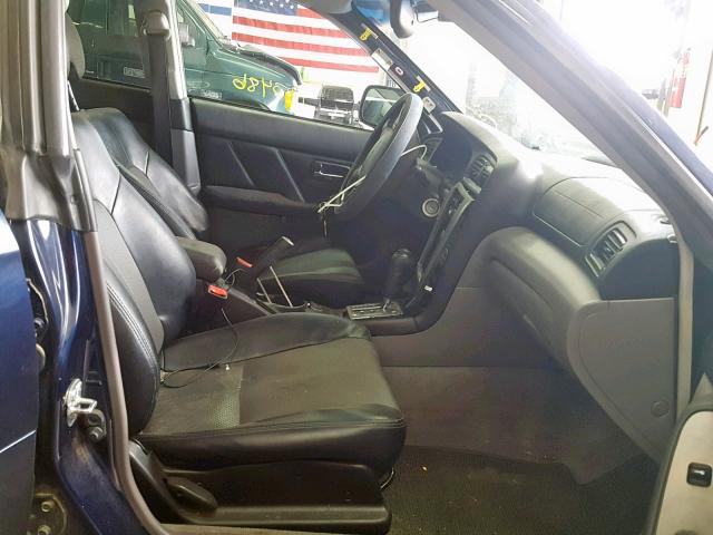 4S4BT63C655106158 - 2005 SUBARU BAJA TURBO BLUE photo 5