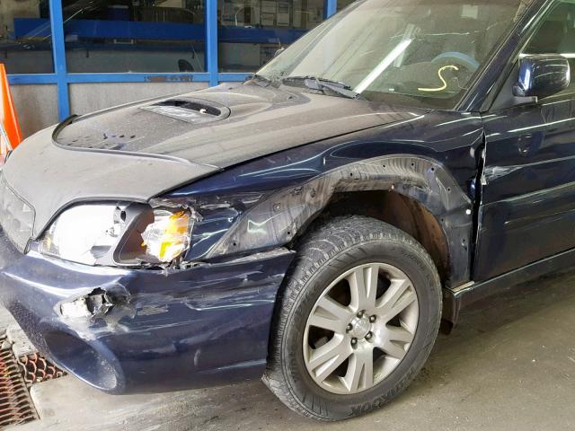 4S4BT63C655106158 - 2005 SUBARU BAJA TURBO BLUE photo 9