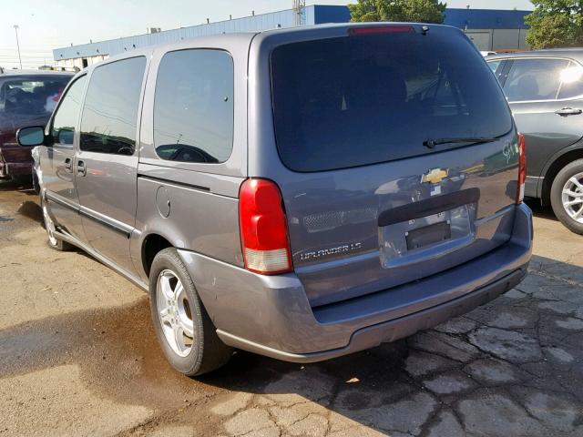 1GNDV23197D171505 - 2007 CHEVROLET UPLANDER L GRAY photo 3