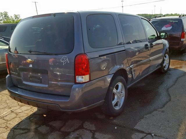 1GNDV23197D171505 - 2007 CHEVROLET UPLANDER L GRAY photo 4