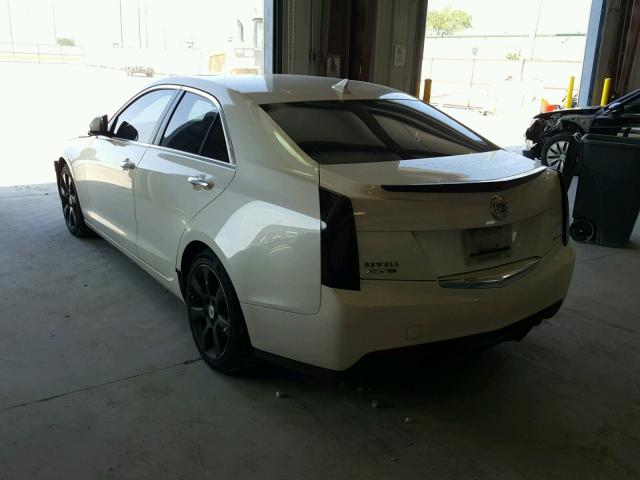 1G6AA5RX5D0150774 - 2013 CADILLAC ATS WHITE photo 3